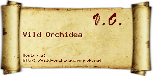 Vild Orchidea névjegykártya